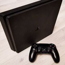 Playstation 4 slim 1 tb / прошитая / много игр