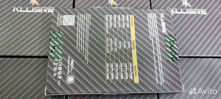 Оперативная память DDR4 8/16GB 3200 Kllisre