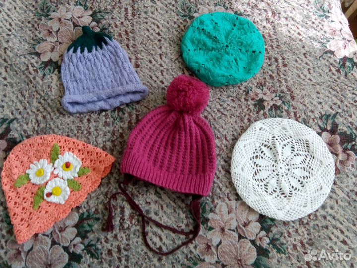Кофточки,шапочки,платья для девочки своими руками
