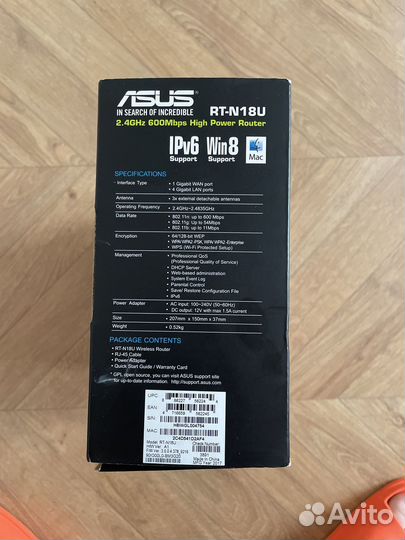 Роутер Asus RT-N18U