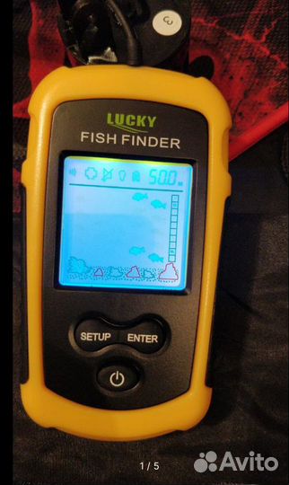 Эхолот lucky Глубина 120 м. (лето,зима)