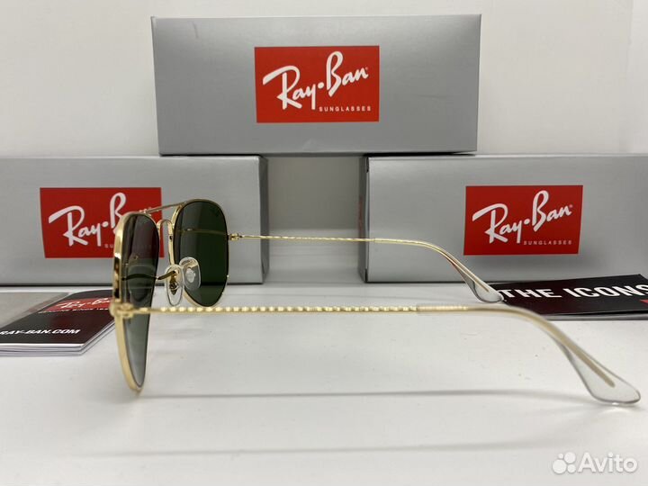 Ray Ban Aviator 3025 L0205 темно зеленые