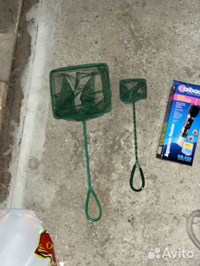 Фильтр для аквариума, грунт, водоросли