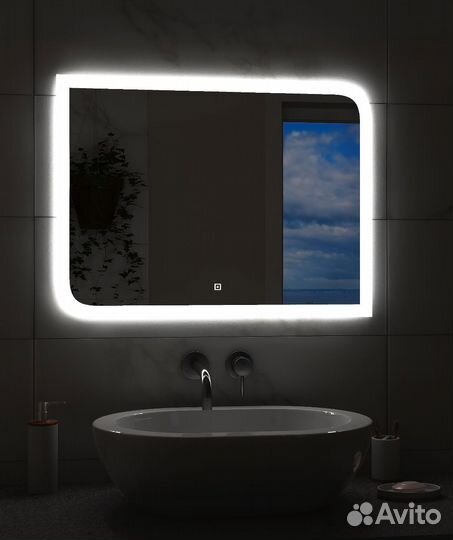 Зеркало с подсветкой для ванной