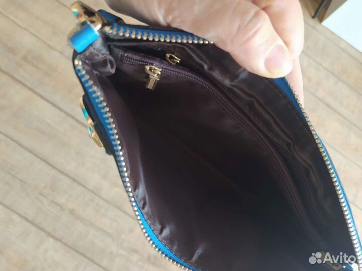 Сумка клатч натуральная кожа новый