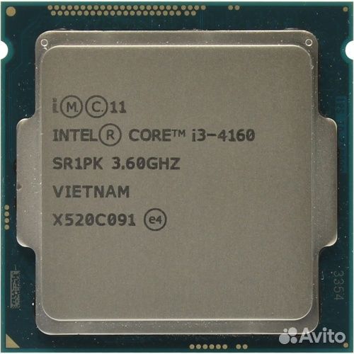 Процессор i3 4160 LGA1150