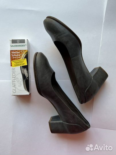 Туфли Ecco 36 кожаные