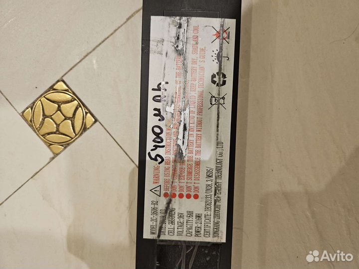 S3 kugoo Аккумулятор koogo 5400 ah 36v, 42v 10s3p