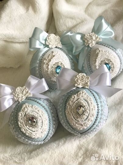 Новогодние Игрушки на ёлку ручной работы