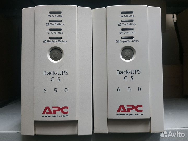 Ибп APC Back-UPS CS 650 без батареи