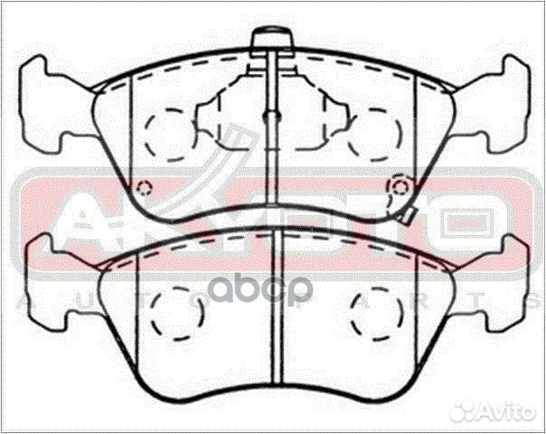 Колодки тормозные дисковые передние AKD-1125 AK