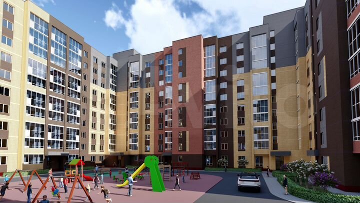 2-к. квартира, 43 м², 4/10 эт.