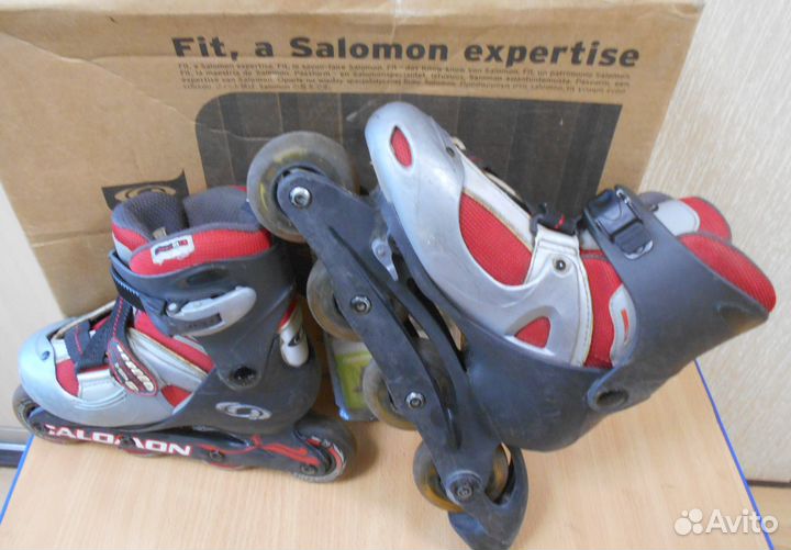 Ролики Solomon (размер-34,5 - 37) + защита и шлем