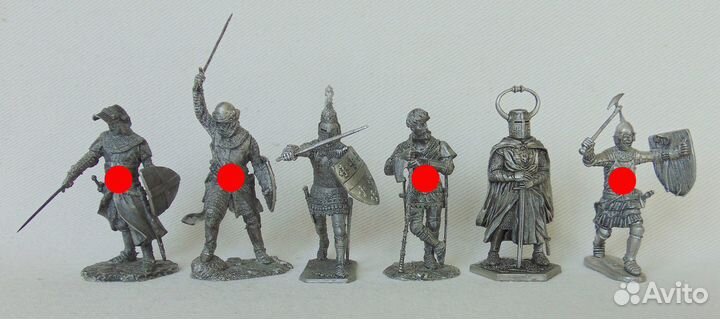 Оловянные солдатики вим. Средневековые рыцари