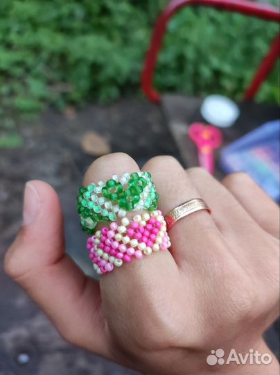 Плету парные браслеты, колечки