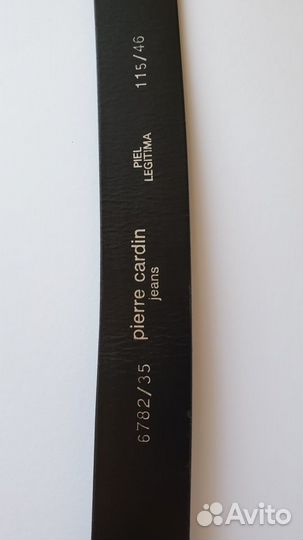 Ремень для джинс piere cardin, кожа, 115 см