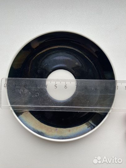 Блюдце 11см костяной фарфор гдр винтаж