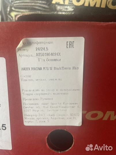 Горнолыжные ботинки