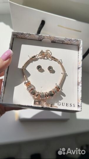 Браслет и серьги Guess