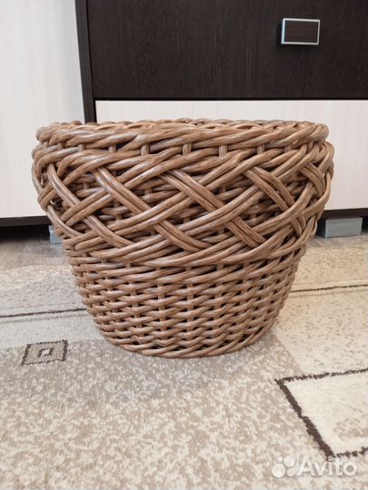Корзина, кашпо, ротанг