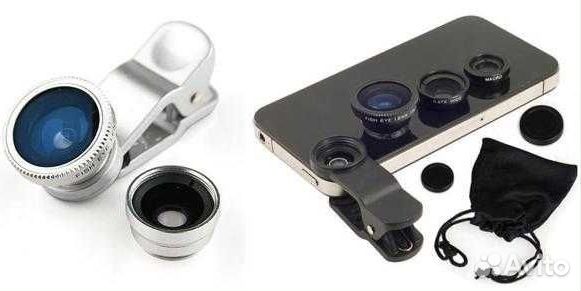 Универсальный объектив для гаджетов Universal Clip