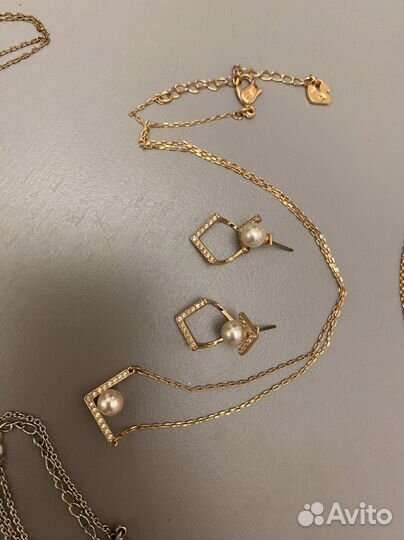 Swarovski кулоны серьги