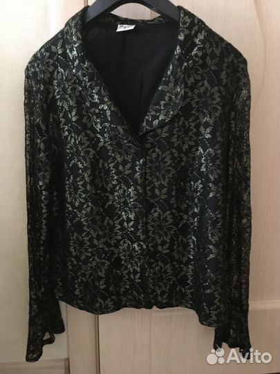 Жакет гипюр новый 46р