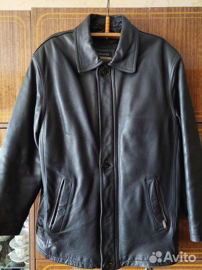 Кожаная куртка мужская