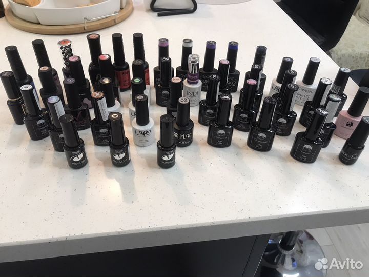 Гель лаки для маникюра набор бу