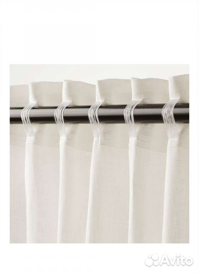 Шторы Гардины икеа дютог 145х250 см, белый лен