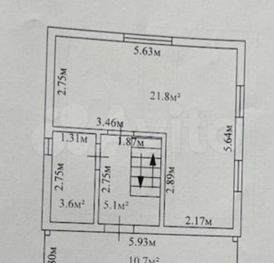 Дом 77 м² на участке 10 сот.