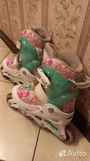 Ролики и защита для девочки