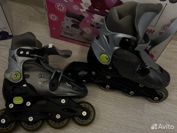 Коньки ролики 2 в 1