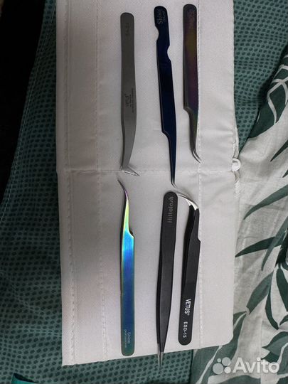 Пинцеты для наращивания ресниц