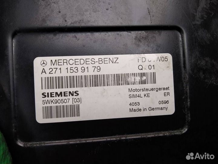 Блок управления двигателем Mercedes-Benz W203 (20