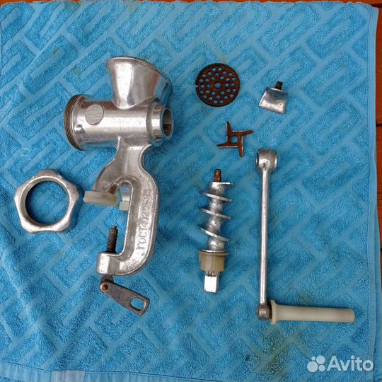 Мясорубка ручная алюминиевая СССР