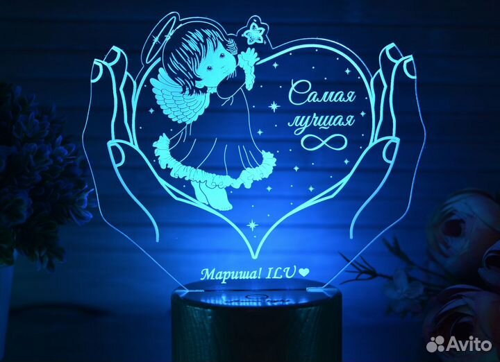 Ночник детский на подарок (светильник)