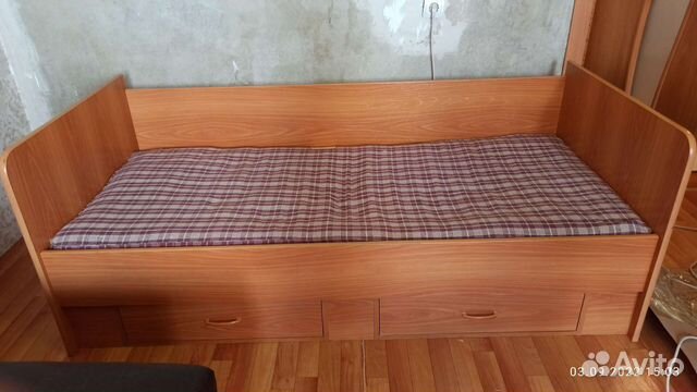 Детская кровать от 3 лет с матрасом бу