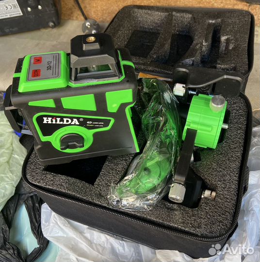 Лазерный уровень Hilda 3D новый