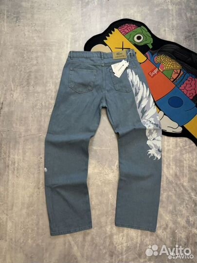 Джинсы lacoste широкие