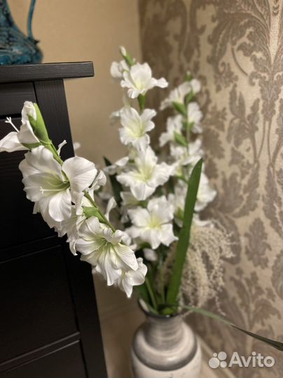 Гиппиаструм искусственный цветы для интерьера