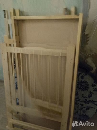 Детская кровать с матрасом бу