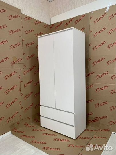 Шкаф белый распашной (аналог IKEA)