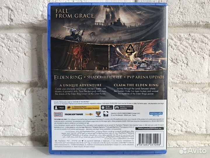Elden Ring Shadow of the Erdtree DLC PS5 новый дис