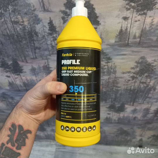 Farecla Profile 350 и 200 полировальная паста