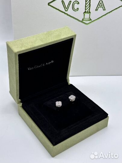 Серьги van cleef