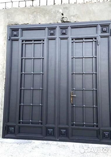 Ворота в Махачкале в стиле лофт на заказ