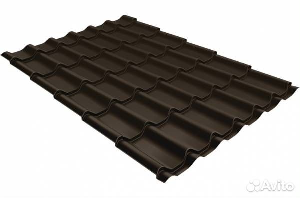 Металлочерепица Гранд Лайн Modern, 0,45 PE Zn 100