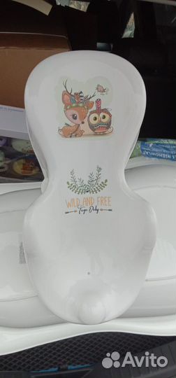 Ванночка для купания, горка и сиденье для купания