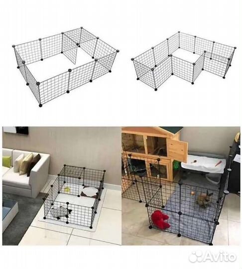 Вольер для животных 24 секции 35*35